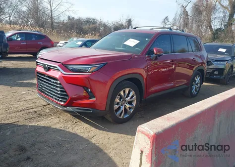 2025 Toyota Grand Highlander Hybrid Limited из США, поврежденный, VIN 5TDACAB51SS045586